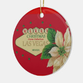 Las Vegas kerstversiering Keramisch Ornament (Links)