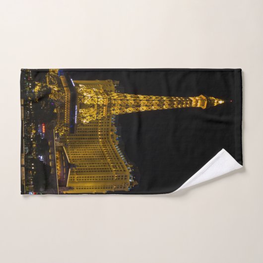 Las Vegas la nuit Skyline (Serviette à main)