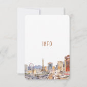 Las Vegas Love Mariage Info Carte Détails (Dos)