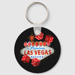 Las Vegas Lucky Dice Sleutelhanger