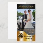 Las Vegas Lucky in Love Merci noir/or (Devant / Derrière)