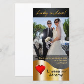 Las Vegas Lucky in Love Merci noir/or (Devant / Derrière)