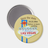 Las Vegas Mariage Enregistrer la date Magnet (Recto/Verso)