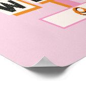 Las Vegas Mariage Mod Retro Affiche de bienvenue (Coin)