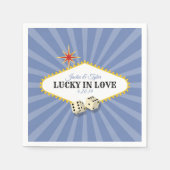 Las Vegas Marquee bruiloft in Hydrangea 2 Servet (Voorkant)