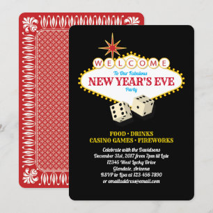 Las Vegas Marquee New Years Eve Party Black Kaart
