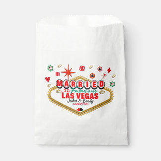Las Vegas Married Couple Matching Vacada Bedankzakje