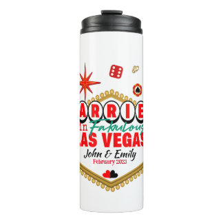 Las Vegas Married Couple Matching Vacada Thermosbeker