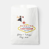 Las Vegas Merci Mariage Favoriser Sacs cadeaux (Devant)