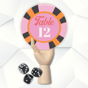 Las Vegas Mod Poker Chip Numéro de table