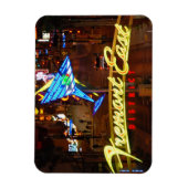 Las Vegas Neon Martini glazen magneet (Verticaal)