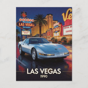 Las Vegas Neon Weg Cultuur 1990 Nevada Briefkaart