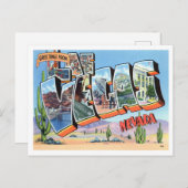 Las Vegas, Nevada  Big Letters Briefkaart (Voorkant / Achterkant)