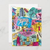 Las Vegas, Nevada Briefkaart (Voorkant / Achterkant)