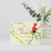 Las Vegas, Nevada Briefkaart (Staand voorkant)