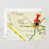 Las Vegas, Nevada Briefkaart (Voorkant / Achterkant)