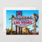 Las Vegas Nevada Briefkaart (Voorkant / Achterkant)