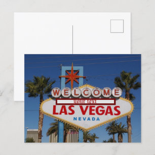 Las Vegas, Nevada Briefkaart Skyline