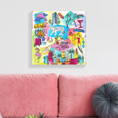 Las Vegas, Nevada Canvas Afdruk (Insitu (Woonkamer))