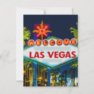 Las Vegas, Nevada Carte postale de la skyline