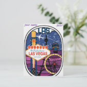 Las Vegas, Nevada | Carte postale de la skyline (Debout devant)