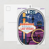 Las Vegas, Nevada | Carte postale de la skyline (Devant / Derrière)