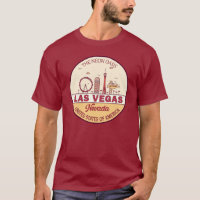 Las Vegas Nevada City Skyline Emblem