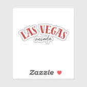 Las Vegas Nevada | Cool Red Sticker (Vel)