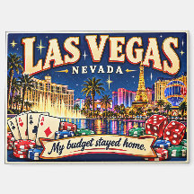 Las Vegas, Nevada Grappige Souvenir Magneet
