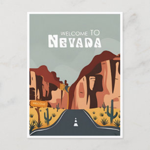 Las Vegas Nevada Groeten van welkom Briefkaart