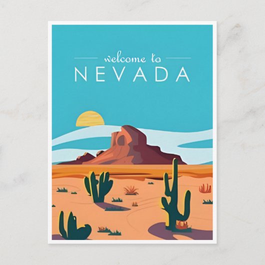 Las Vegas Nevada Groeten van welkom Briefkaart (Voorkant)