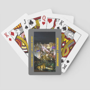 Las Vegas Nevada Huwelijksaandenken Pokerkaarten