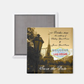 Las Vegas Nevada Mariage Sauvez la date Magnet (Recto/Verso)