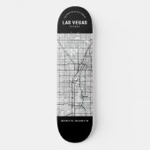 Las Vegas, Nevada Plan de la ville Skateboard (Recto)