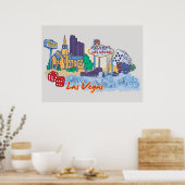 Las Vegas, Nevada Poster (Keuken)