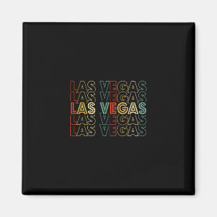 Las Vegas Nevada Retro 70er 80er Souvenir Vakantie Magneet