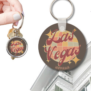 Las Vegas Nevada Retro Vintage Feest Sleutelhanger