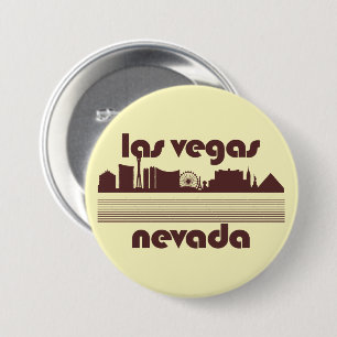 Las Vegas Nevada Ronde Button 7,6 Cm