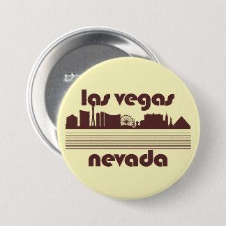 Las Vegas Nevada Ronde Button 7,6 Cm
