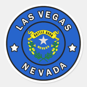 Las Vegas Nevada Ronde Sticker