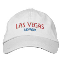 LAS VEGAS NEVADA rood blauw wit katoen