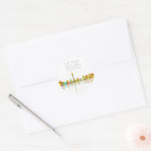 LAS VEGAS, NEVADA SKYLINE - Autocollants ronds (Enveloppe)