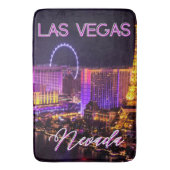 Las Vegas Nevada Skyline Badmat (Voorkant Verticaal)