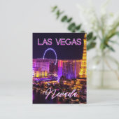 Las Vegas Nevada Skyline Briefkaart (Staand voorkant)
