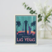 Las Vegas, Nevada | Skyline Briefkaart (Staand voorkant)