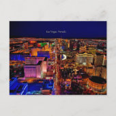 Las Vegas, Nevada skyline Briefkaart (Voorkant)