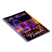 Las Vegas Nevada Skyline Notitieboek (Rechterzijde)