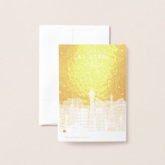 Las Vegas, Nevada | Skyline Postcard Folie Kaarten