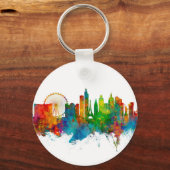 Las Vegas Nevada Skyline Sleutelhanger (Voorkant)