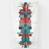 Las Vegas Nevada Skyline Spandoek (Verticaal)